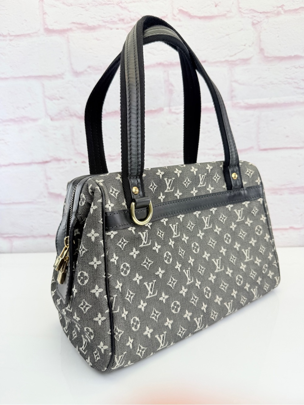 Louis Vuitton Mini Monogram Josephine PM Blue